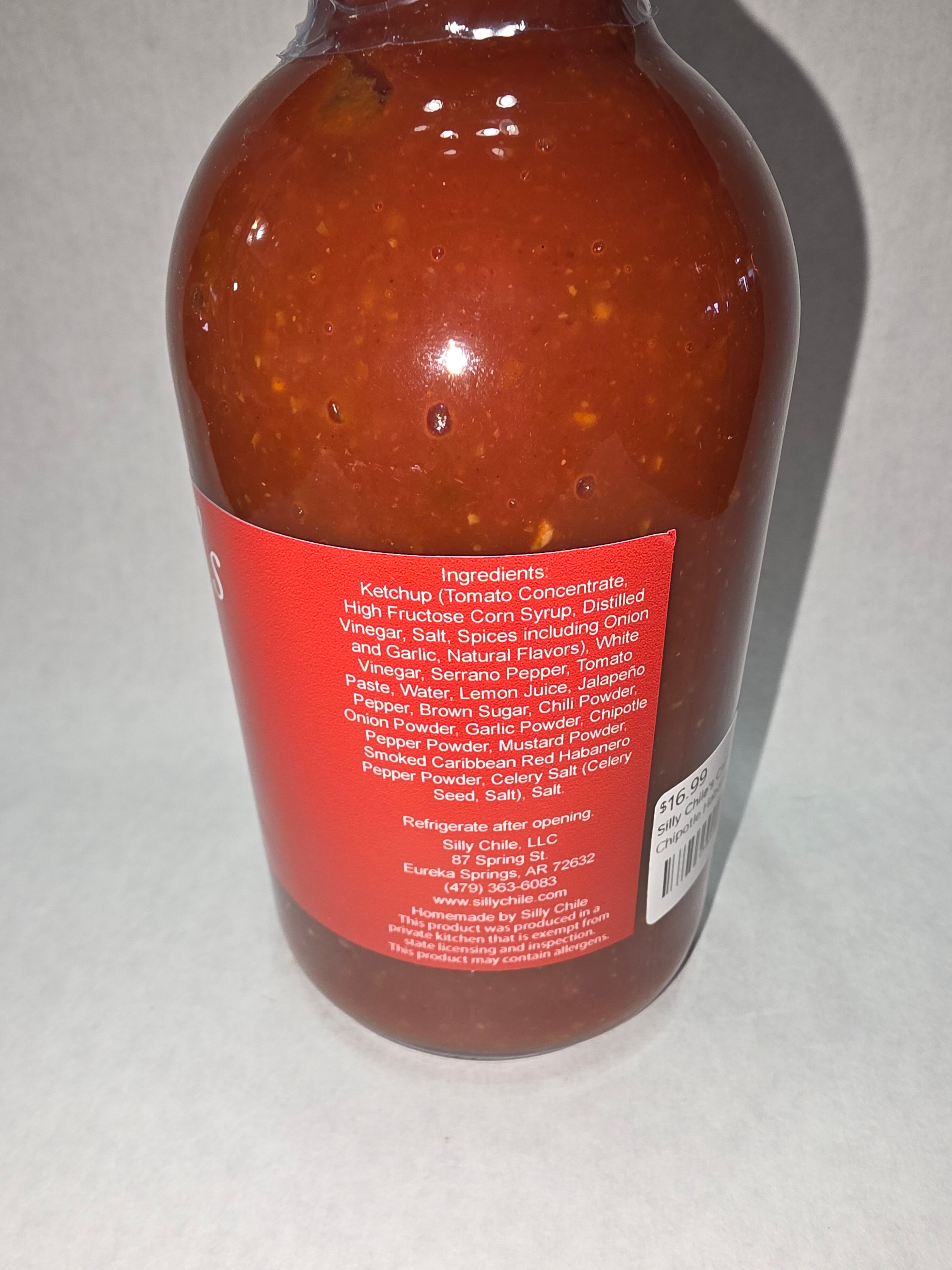 Silly Chile's Chipotle Habanero Ketchup