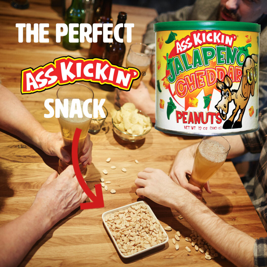 Ass Kickin’ Nuts - Jalapeno Cheddar Peanuts