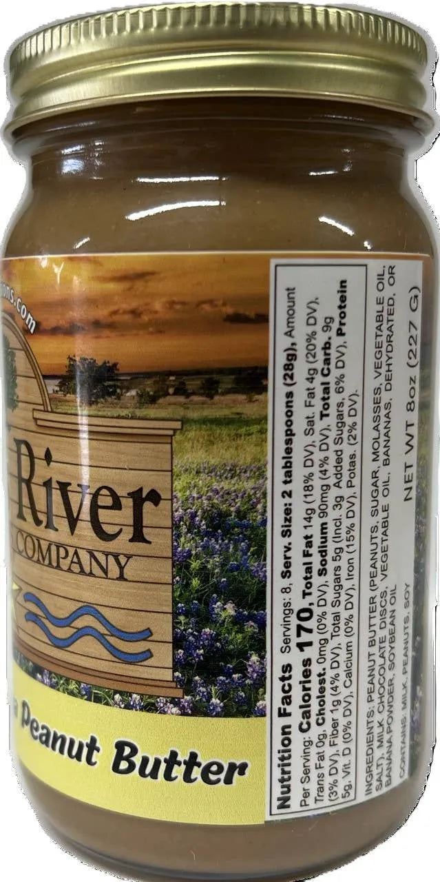 Brazos River Chocolate Banana Peanut Butter