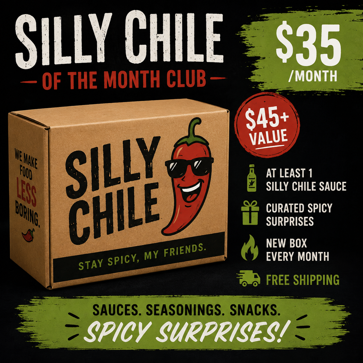 Taste of Silly Chile — $35 Club