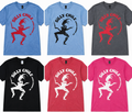 Silly Chile Dancer T-Shirt in multiple shirt and print color combinations