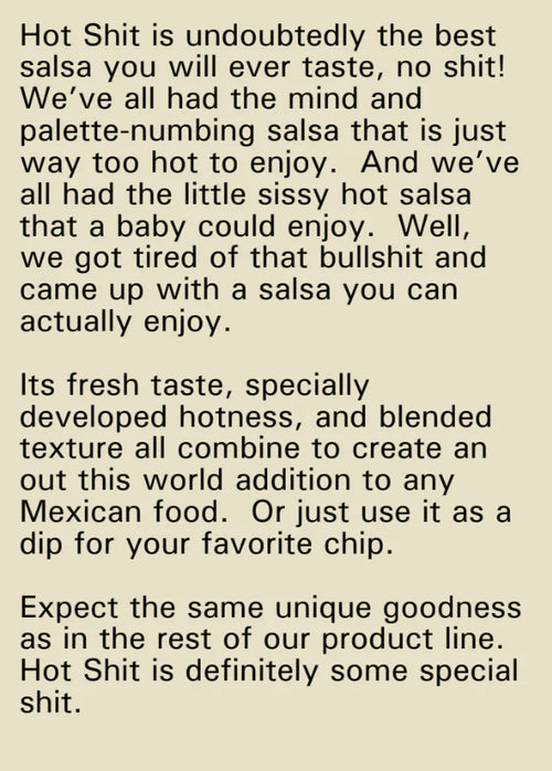Big Cock Ranch Salsa - Hot Shit