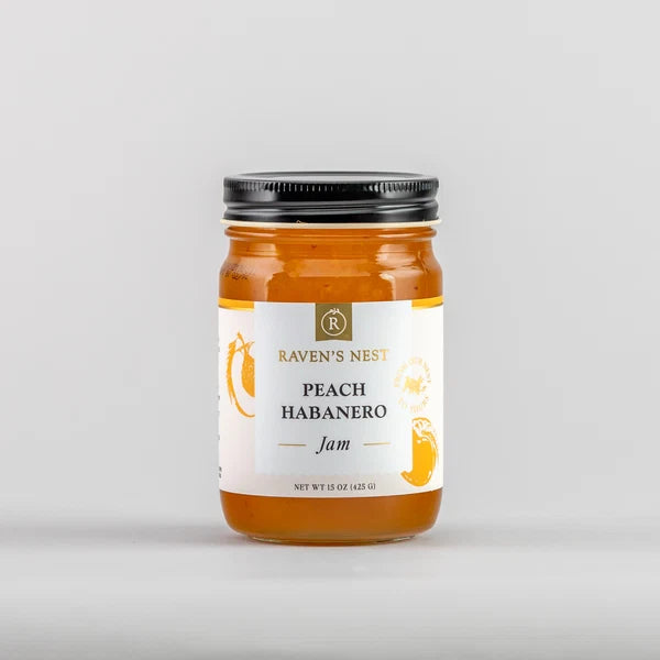 Peach Habanero Jam - 15 oz. Ravens Nest