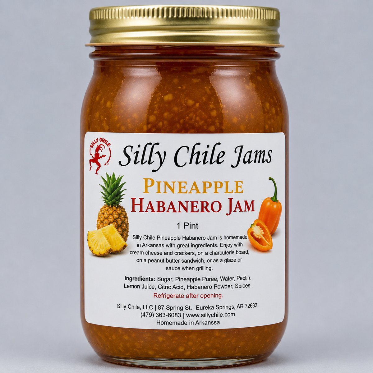 Silly Chile Jams - Pineapple Habanero