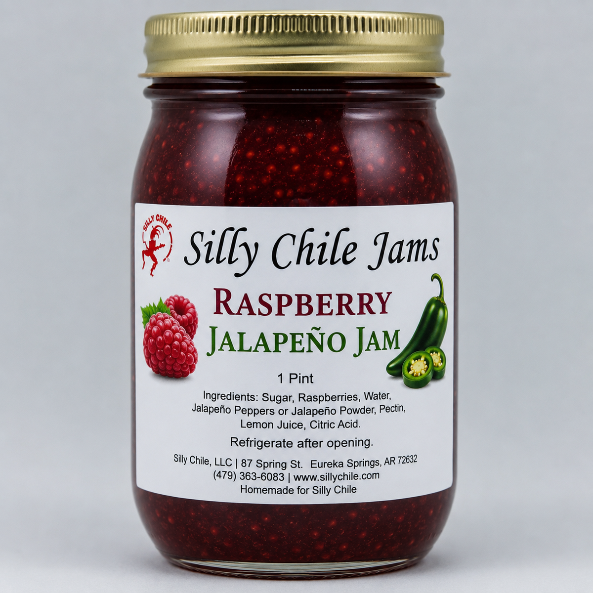Silly Chile Jams - Raspberry Jalapeño