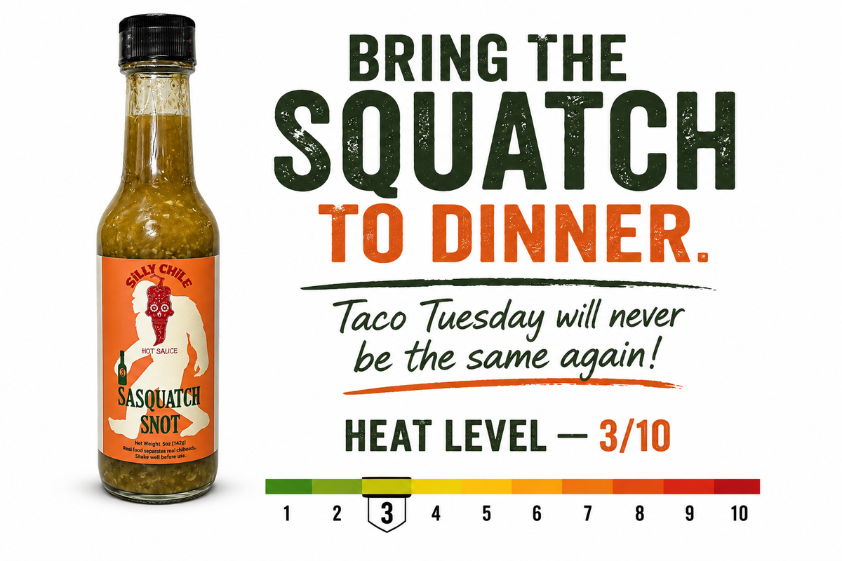 Silly Chile Sasquatch Snot Hot Sauce