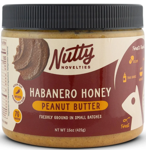 Nutty Novelties Habanero Honey Peanut Butter 15 oz