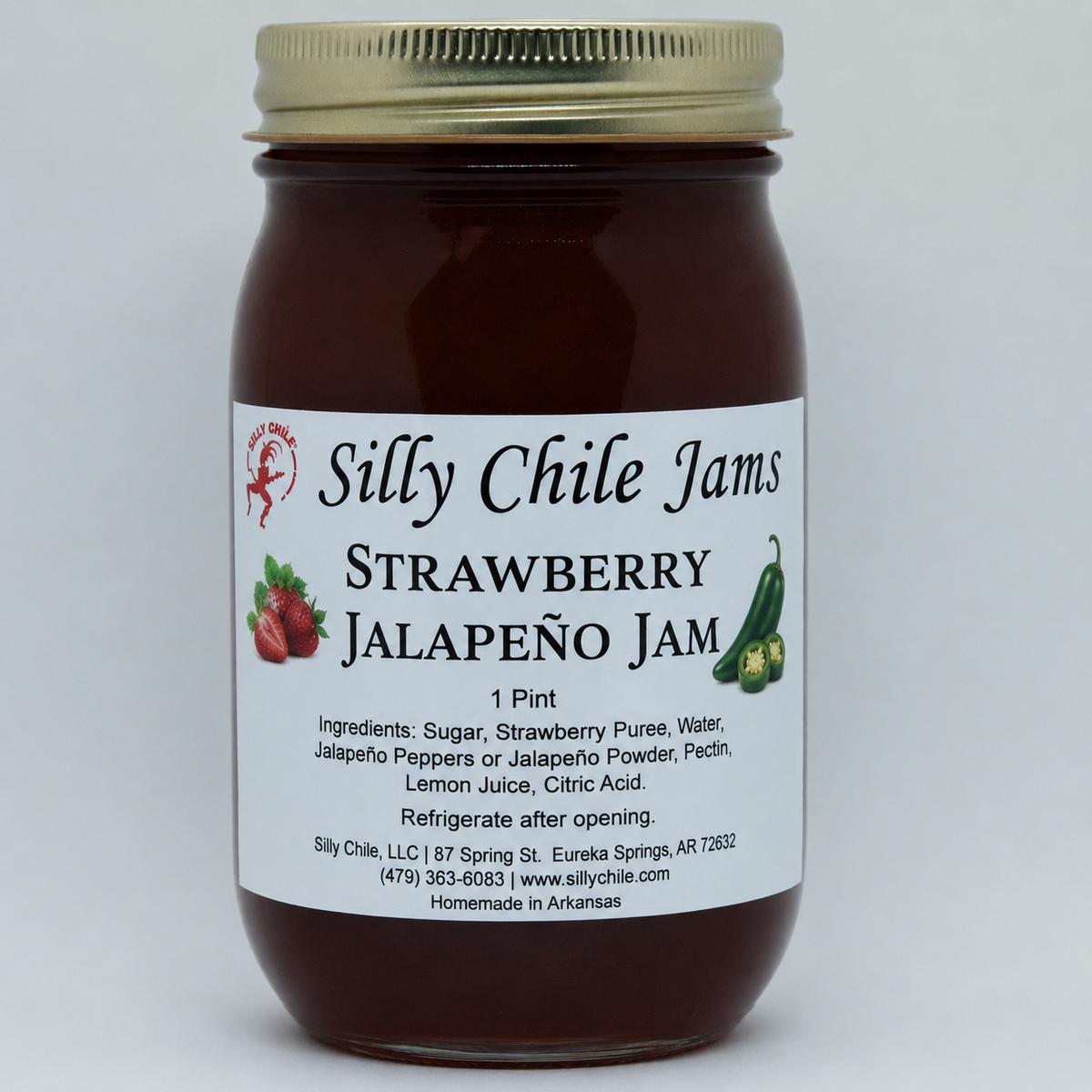 Silly Chile Jams - Strawberry Jalapeño