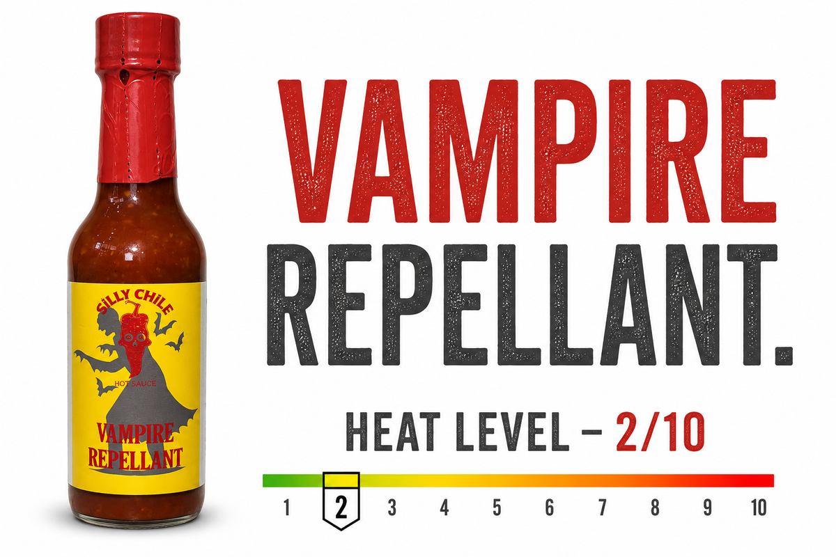 Silly Chile Vampire Repellant Hot Sauce