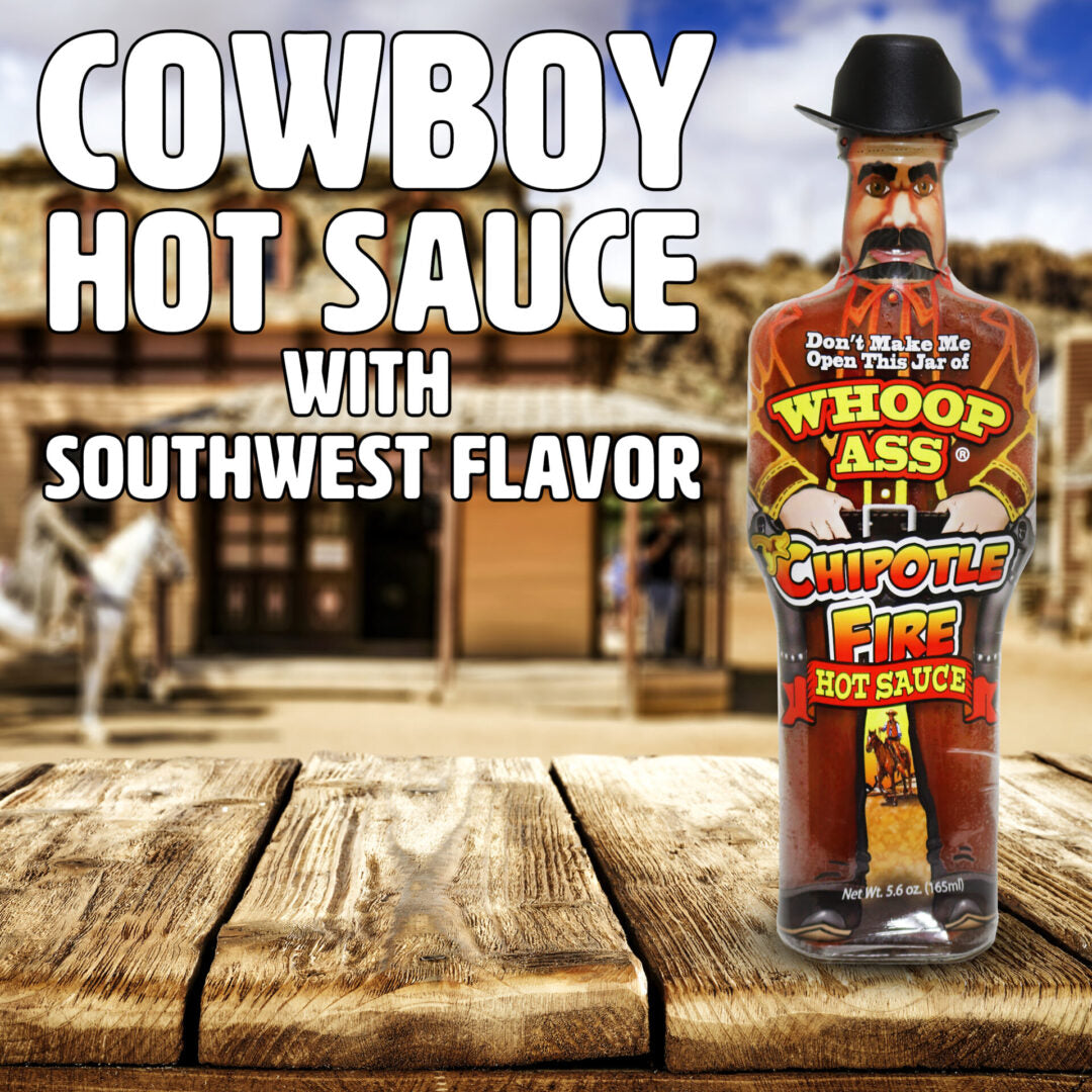 Whoop Ass - Chipotle Fire with Hat Hot Sauce