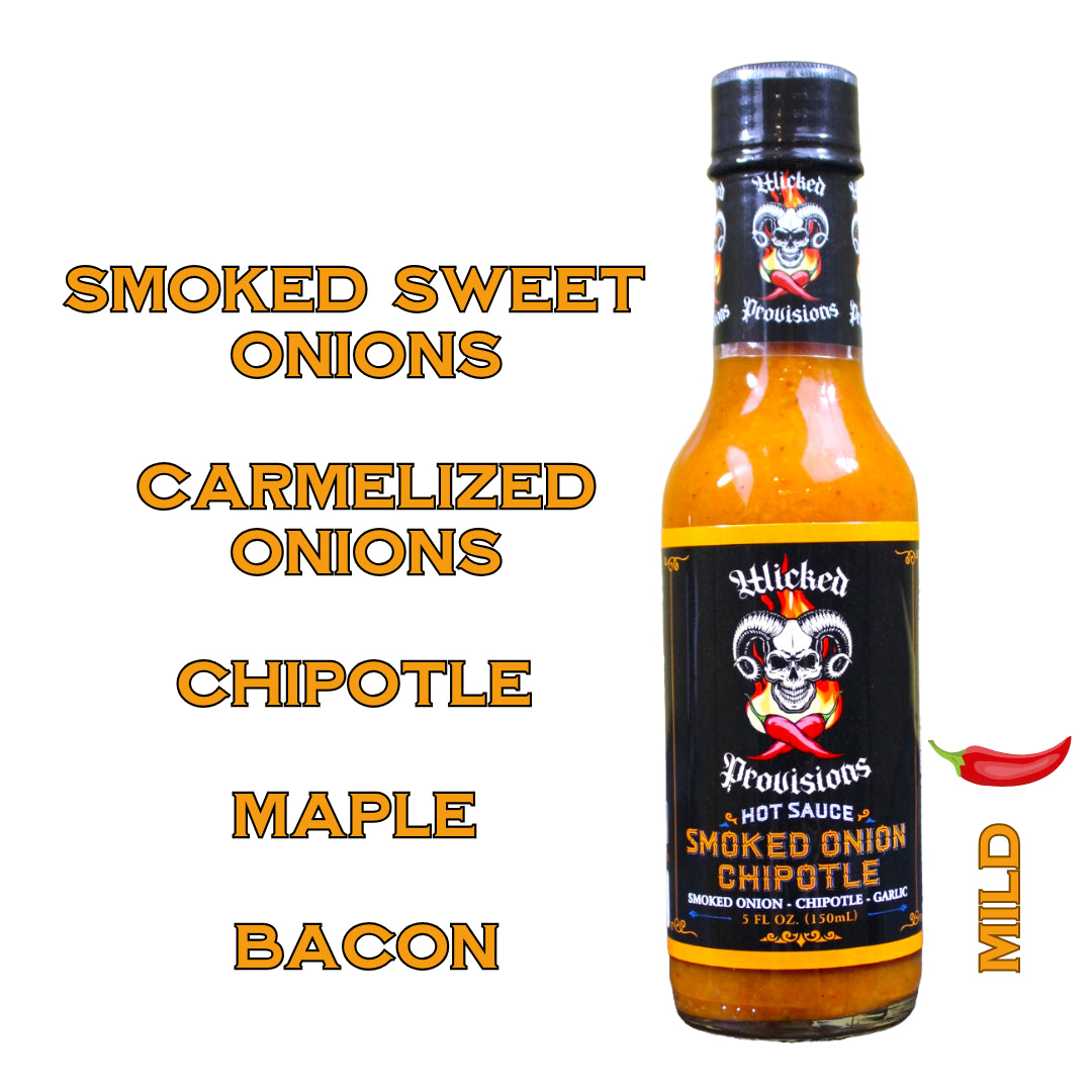 Wicked Provisions Smoked Onion Chipotle Hot Sauce
